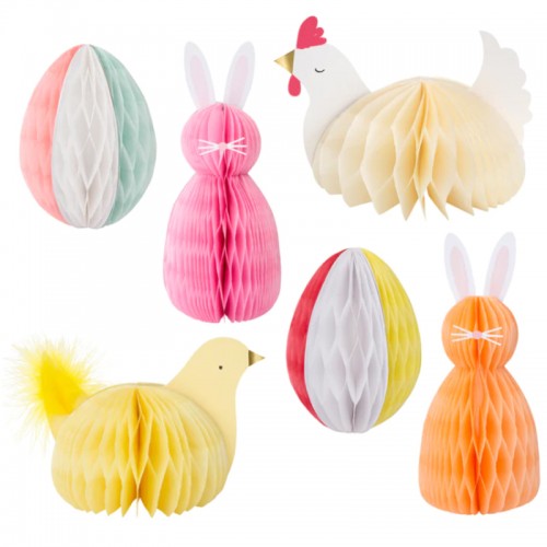 Decorações Páscoa Honeycomb